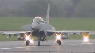 Eurofighter Typhoon landing  BAe Warton Aerodrome 4913 [upl. by Matias]