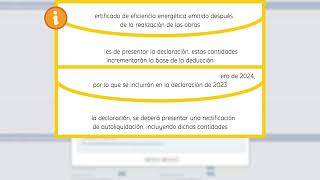 Renta 2023  Deducción por obras para la mejora en el consumo de energía primaria no renovable [upl. by Bayly]