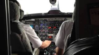 Rotorua Take off Beechcraft 1900D [upl. by Leahcimal]