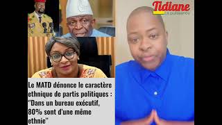 Mme Camara Djenab Touré et Gl Ibrahima Kalil Condé ministre Partis sous base Ethnique on en parle [upl. by Sewoll]