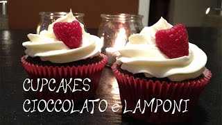 Cupcakes al cioccolato e lamponi [upl. by Suixela]