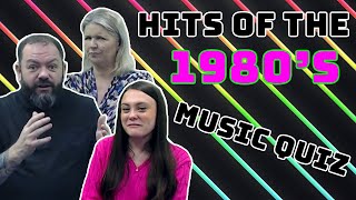 HITS OF THE 1980S  MUSIC QUIZ  BRITISH FAMILY [upl. by Josiah]