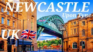 Newcastle England UK 🇬🇧  4K Drone Film From Above A Travel Tour [upl. by Holds]