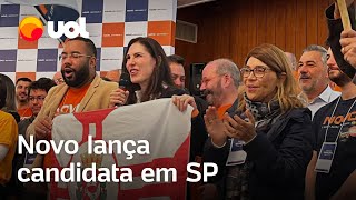 Sem Deltan Novo lança Marina Helena como candidata em São Paulo [upl. by Kellie526]