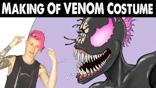 Venom  Cosplay Calendar making of Video 2 life casting w Cig Neutron of Face Off [upl. by Grenville]