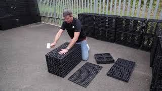 Shallow Dig Soakaway Crates Assembly [upl. by Michail]