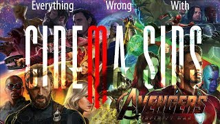 Everything Wrong With Avengers Infinity War  Because CinemaSins Took Too Long [upl. by Nyliuqcaj513]