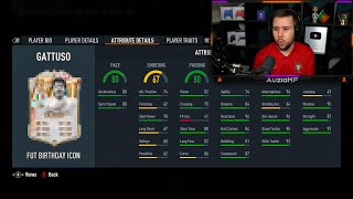 Auzio Reacts to NEW 92 Gattuso SBC [upl. by Cone287]