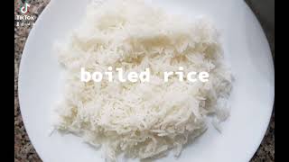 Boiled rice recipe [upl. by Lleirbag651]