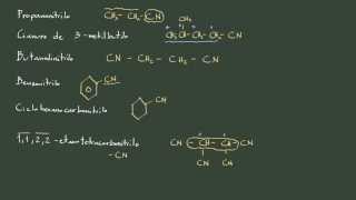 60 Formulación orgánica Ejemplo formulación de nitrilos [upl. by Ennybor963]
