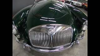 1957 British Racing Green MGA [upl. by Elvia]