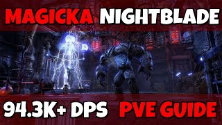 ESO  Magicka Nightblade  PvE Guide  UPDATED BUILD LINK IN DESCRIPTION [upl. by Nyliuqcaj]