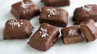 Salted Chocolate Covered Caramels Recipe [upl. by Gnouc]