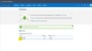 Multiple Currencies on Xero xero accounting [upl. by Cannice]