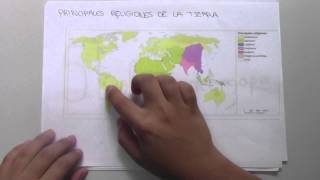 Las religiones en el mundo análisis de un mapa [upl. by Akilak173]