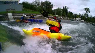 Kayak St Laurent Blangy  Whitewater Course  RCKL 2014 [upl. by Belldame]