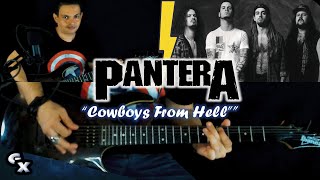 🎸 ¿Cómo tocar Cowboys From Hell en la guitarra  Los quotiniciosquot de Pantera luego del quotReBrandingquot [upl. by Rim]