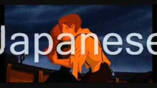 Tarzan  Two Worlds One Line Multilanguage [upl. by Enahsal574]