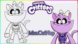 MrsCatNap Smiling Critters  How to color favorite characters [upl. by Messere]