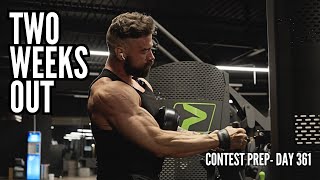 CONTEST PREP DAY 361  High Calorie Back amp Biceps [upl. by Chute]