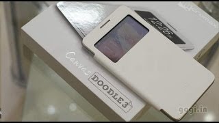 Micromax Canvas Doodle 3 A102 review  dual core with 6 inch screen [upl. by Sennahoj]