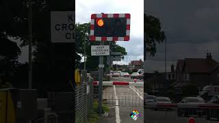 Filey Railway Station Level Crossing Facility 29052024 trainspotting train levelcrossing [upl. by Neraj]