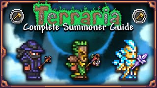 COMPLETE Summoner Guide for Terraria 1449 [upl. by Lilli]