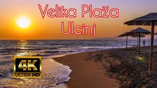 Ulqin Ulcinj Velika Plaža Montenegro 2022 Großer Sandstrand [upl. by Elke806]