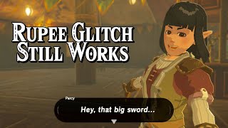 Infinite Rupee Glitch RAW Footage  Zelda BotW [upl. by Eelatan]