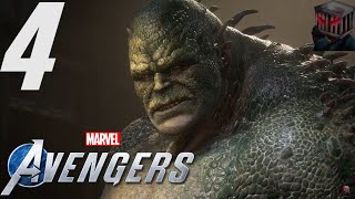 Marvels Avengers Walkthrough P4 Abomination Attacks [upl. by Imoin]