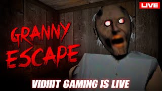 AGGRESSIVE GRANNY ESCAPE LIVE granny shorts shortlive grannylivegameplay funny [upl. by Worth468]