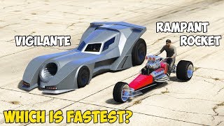 GTA 5  WESTERN RAMPANT ROCKET vs VIGILANTE  Which is Fastest [upl. by Ioved]