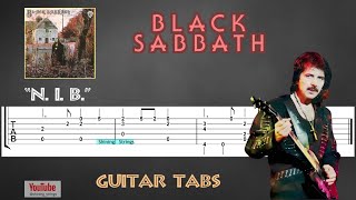 BLACK SABBATH  NIB  Guitar Tab  Lesson  Cover  Tutorial [upl. by Mischa]