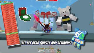 ALL BEESMAS QUESTS GUIDE  How to complete Beesmas 2022  Bee Swarm Simulator Roblox [upl. by Adnaluy]