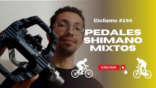 Pedales mixtos Shimano PDEH500  Ciclismo 144 [upl. by Lepley]