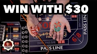 How to Win at CrapsSafe amp Slow  Craps Betting Strategy [upl. by Arraes]