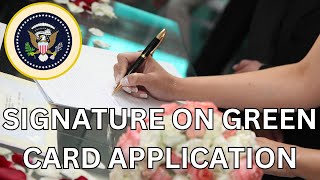 K1 Visa Applicant Signature on Form I485 [upl. by Notslar703]