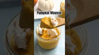 Pumpkin Mousse Recipe DairyFree🌱easydessert vegandessert shorts dairyfree [upl. by Hodge432]