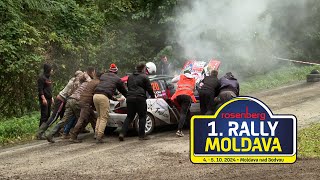 Crash amp Action  Rosenberg 1 Rally Moldava 2024 [upl. by Bette-Ann]