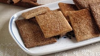 Como hacer Napolitanas caseras Receta paso a paso Galletas de Canela [upl. by Eyla]