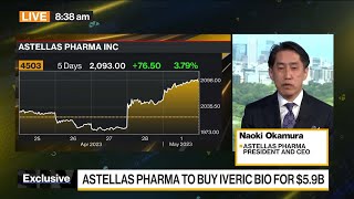 Astellas Pharma CEO Says Confident of Iveric Bio Drug Approval [upl. by Hctim858]