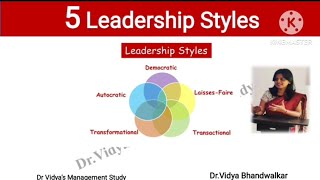 Leadership styles lDemocraticl AutocraticlLaissez faire Free Reinl TransformationallTransactional [upl. by Mercado]