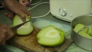 Chayote  Choko Choko amp Ginger Chutney Recipe [upl. by Luing]