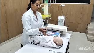 Clinical Procedure on Anthropometric Measurements of Newborn by MrsRohini Dani [upl. by Smith]