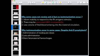 Rh Incompatibility  OB course  Masterclass Medicine [upl. by Airaet]