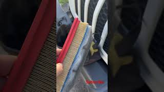 Air filter replacement 30 liter diesel Jeep Gladiator Wrangler [upl. by Anelrihs513]