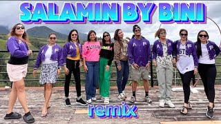 SALAMIN SALAMIN  BINI  REMIX  ZUMBA FITNESS  DANCE FITNESS  WINSTON FUENTES [upl. by Etnud]