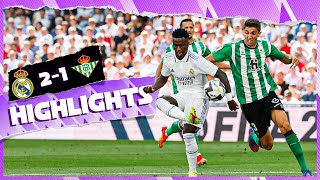 Real Madrid 21 Real Betis  HIGHLIGHTS  LaLiga 202223 [upl. by Aenad]