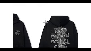 Anti Social Social Club Members Only Exclusive Burnouts Black Hoodie Drop [upl. by Adnohr407]