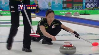 Curling Women JPN vs SUI Complete Event  Vancouver 2010 [upl. by Yeldnarb]